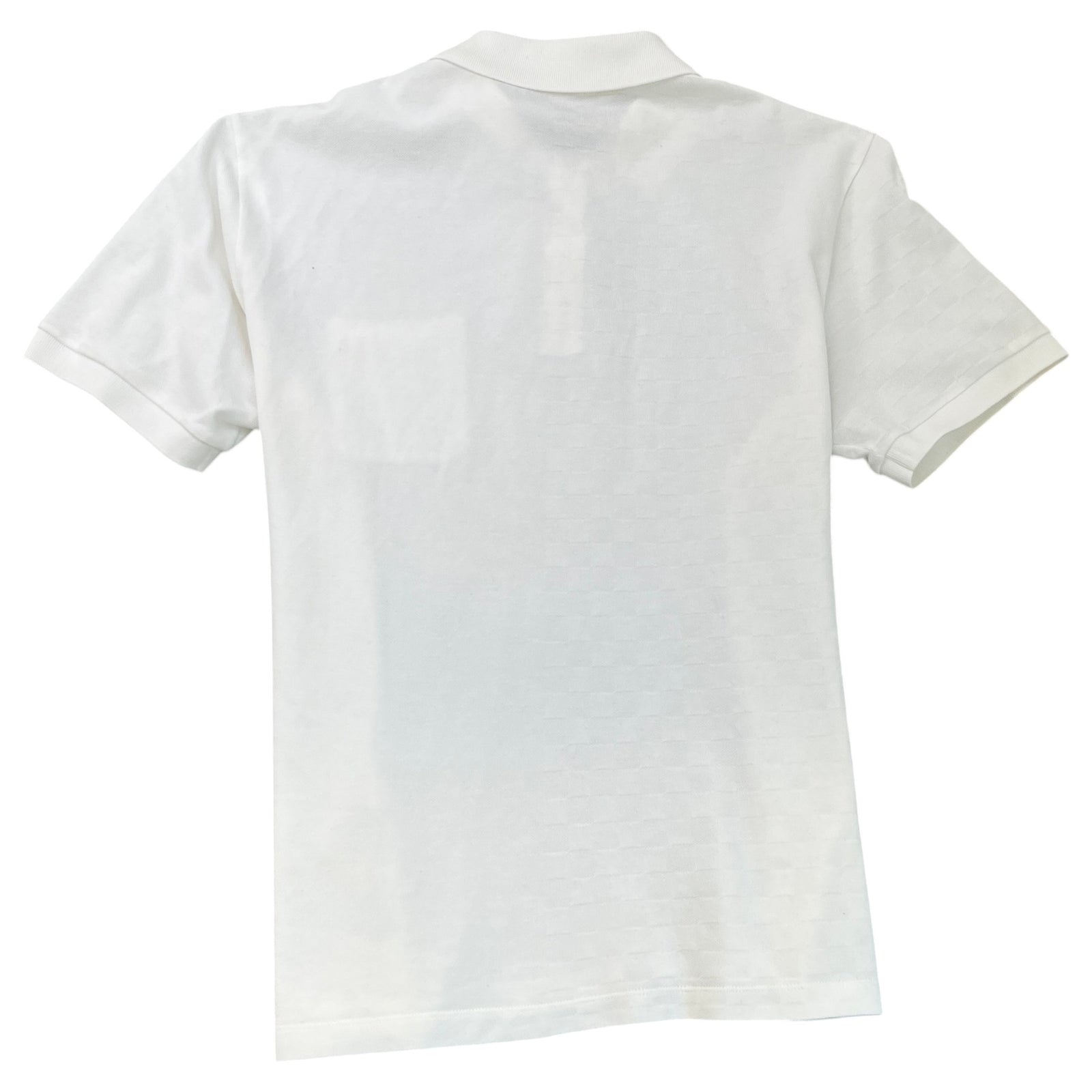 Men's Damier Polo Shirt White Size XL - Photo 2