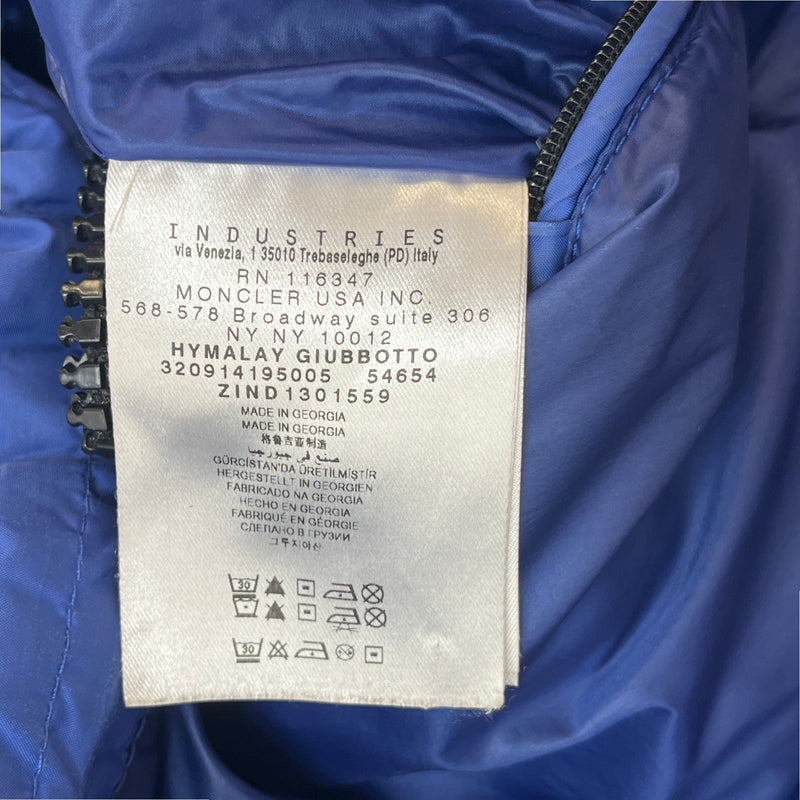 Men's Hymalay Down Jacket Blue Size 2 / M