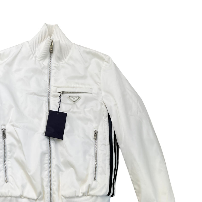 Women's X Adidas Re-Nylon Track Jacket White Size UK 10 / EU 38