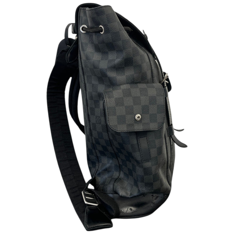 Men's Damier Graphite Christopher Backpack Black