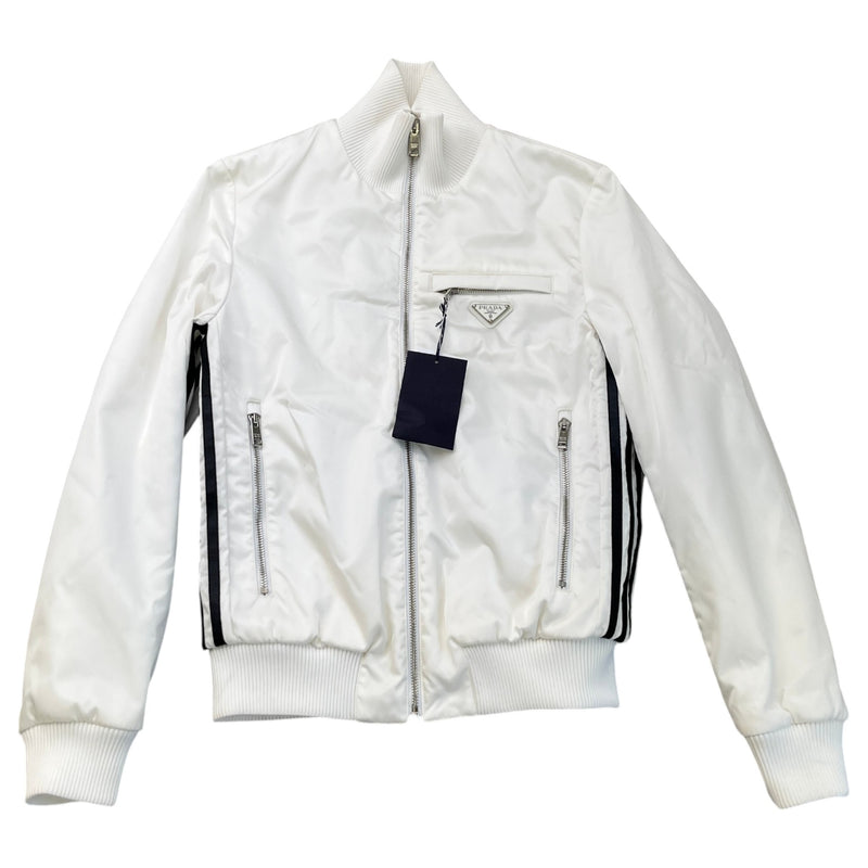 Women's X Adidas Re-Nylon Track Jacket White Size UK 10 / EU 38