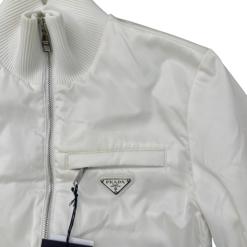Women's X Adidas Re-Nylon Track Jacket White Size UK 10 / EU 38