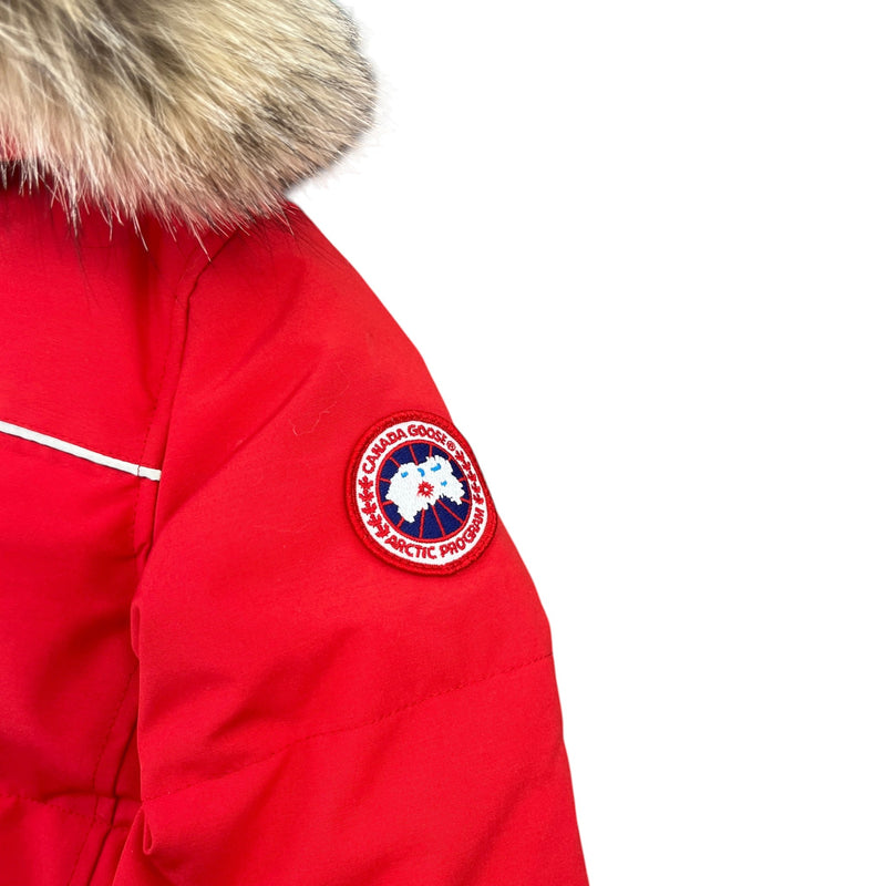 Women's Junior Age 12 Juniper Parka Down Jacket Red Size Junior Age 12