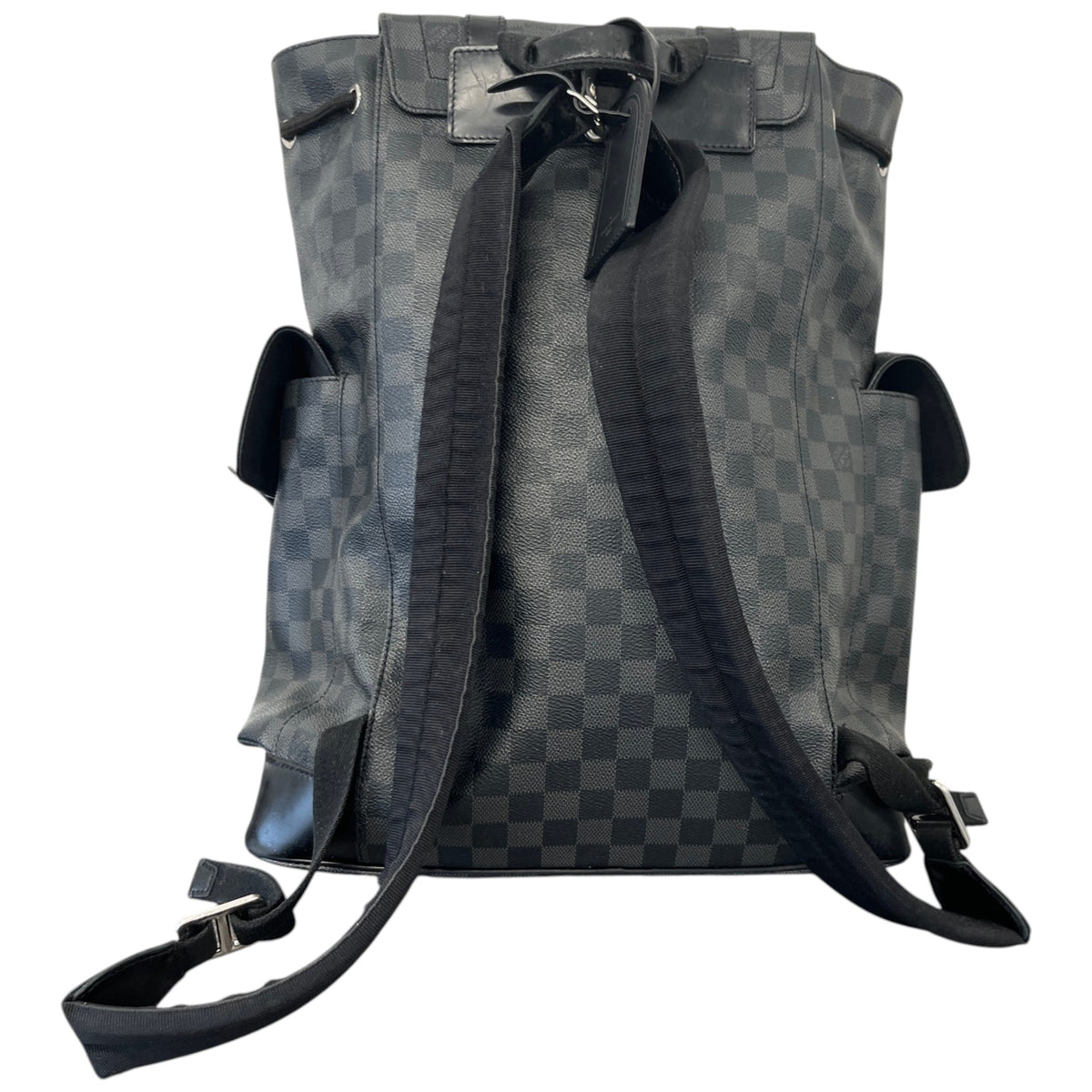 Men's Damier Graphite Christopher Backpack Black - Photo 3