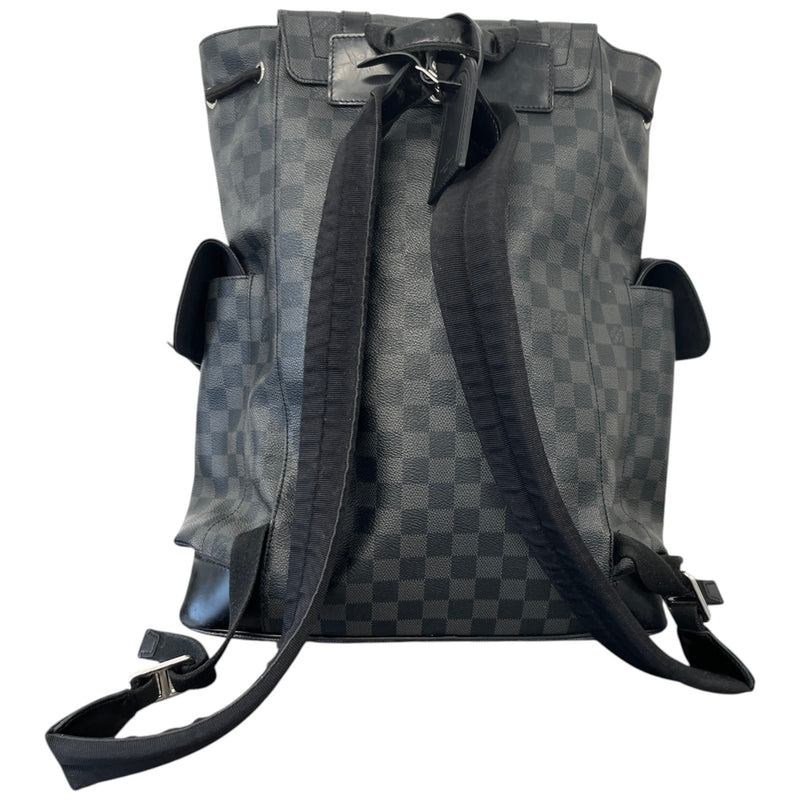 Men's Damier Graphite Christopher Backpack Black