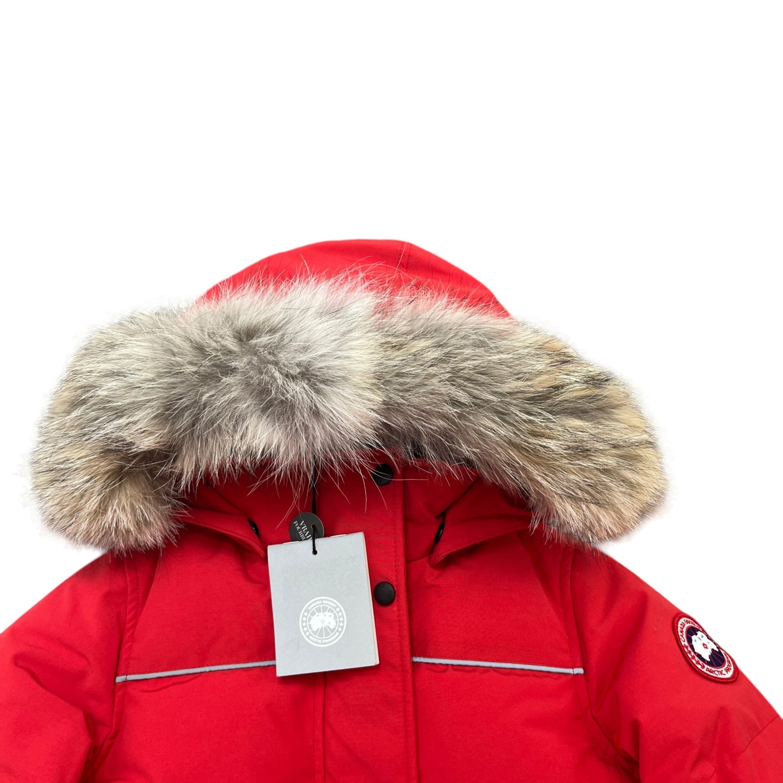 Women's Junior Age 12 Juniper Parka Down Jacket Red Size Junior Age 12 - Photo 6