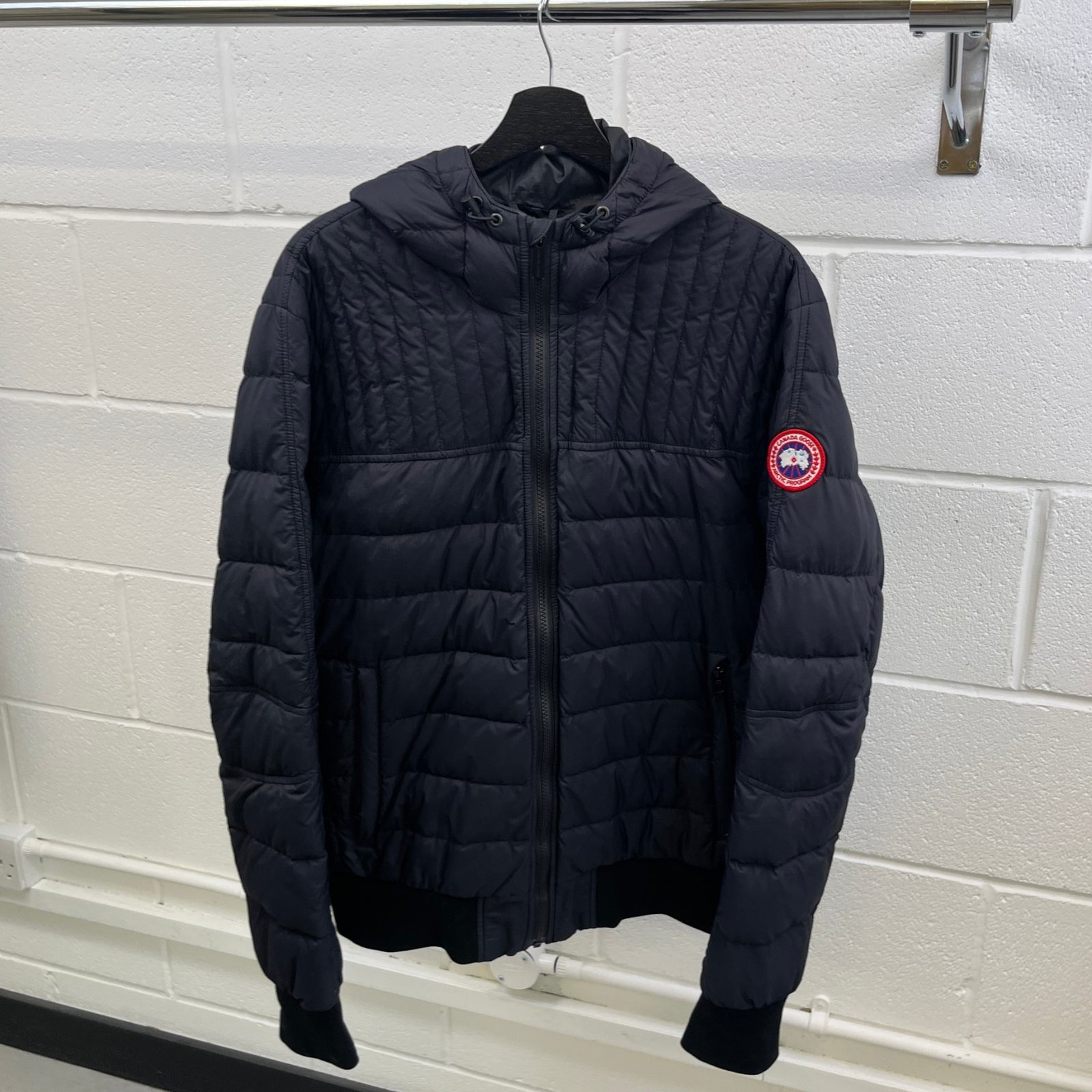 Men's Cabri Hoody Down Jacket Black Size XL - Photo 8
