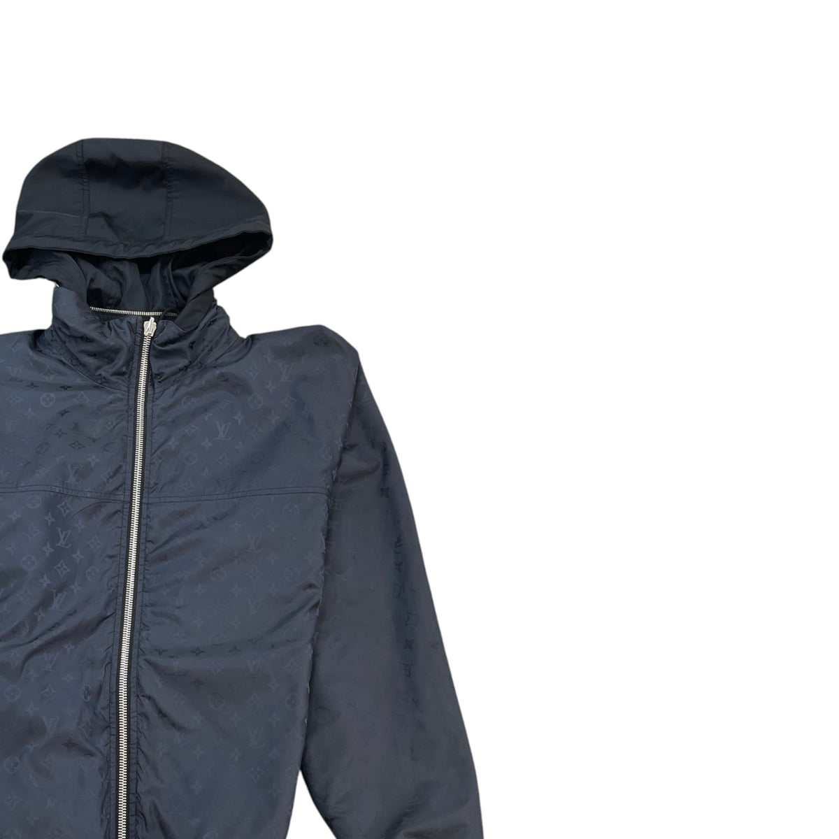 Men's Monogram Reversible Windbreaker Navy Size M - Photo 5