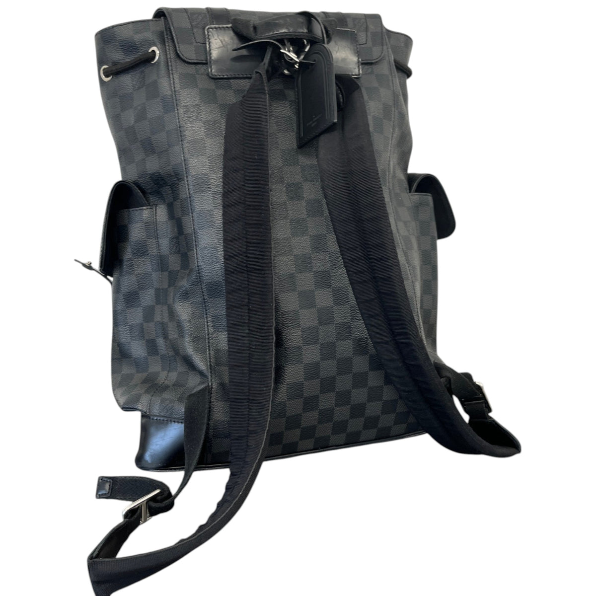 Men's Damier Graphite Christopher Backpack Black - Photo 8