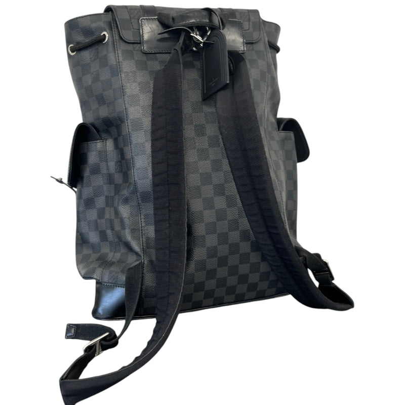 Men's Damier Graphite Christopher Backpack Black