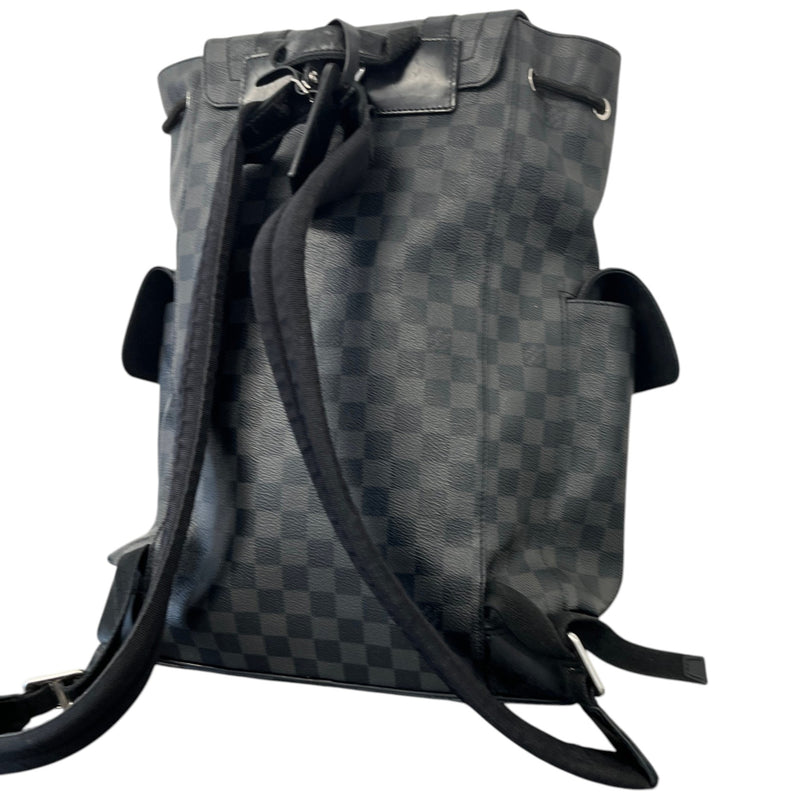 Men's Damier Graphite Christopher Backpack Black