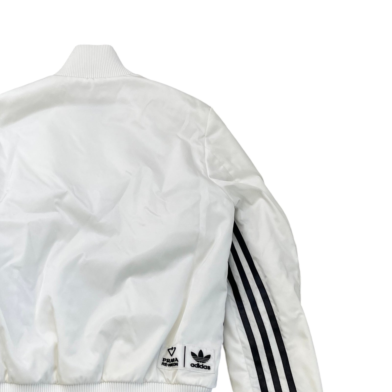 Women's X Adidas Re-Nylon Track Jacket White Size UK 10 / EU 38 - Photo 4