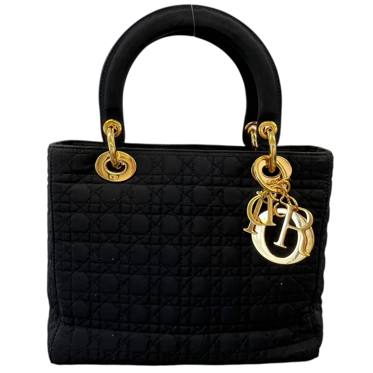 Women's Medium Lady Dior Handbag Black - Photo 1