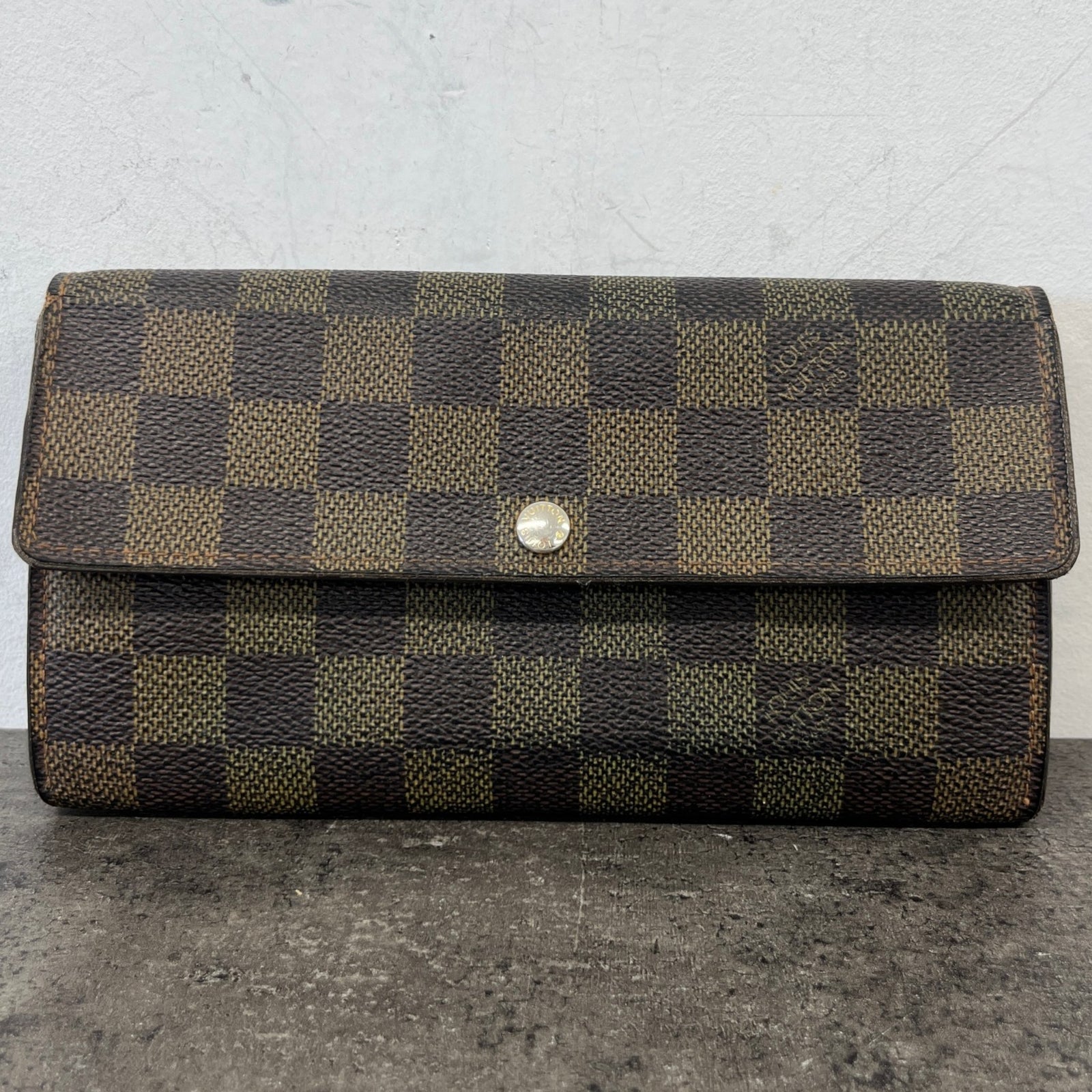 Women's Damier Ebene Sarah Wallet Brown - Photo 9