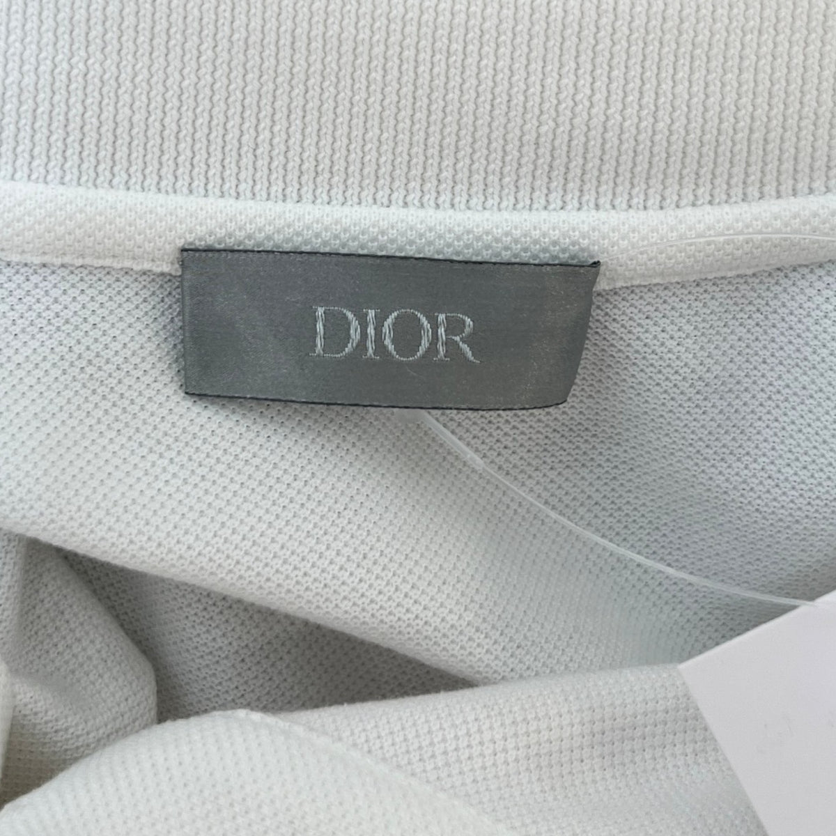 Men's CD Icon Polo Shirt White Size M - Photo 7