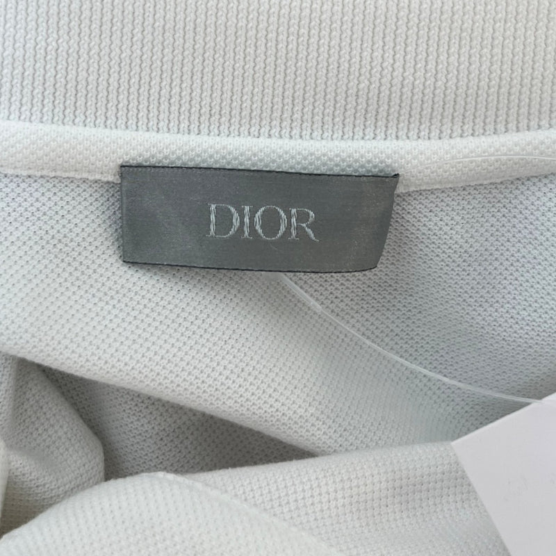 Men's CD Icon Polo Shirt White Size M