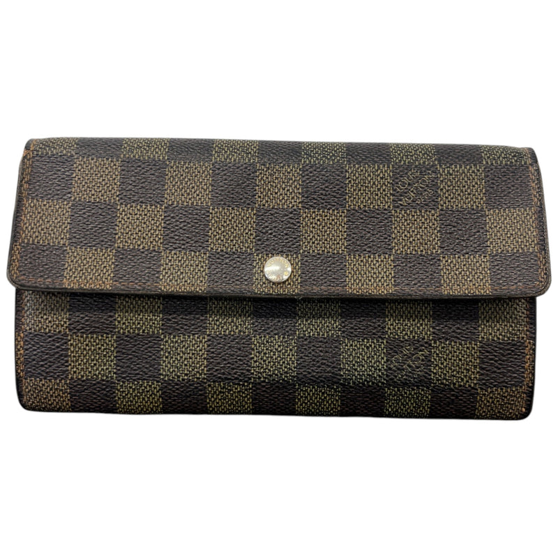 Women's Damier Ebene Sarah Wallet Brown