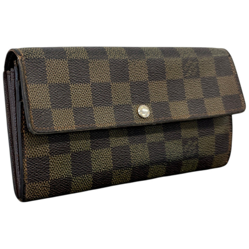 Women's Damier Ebene Sarah Wallet Brown