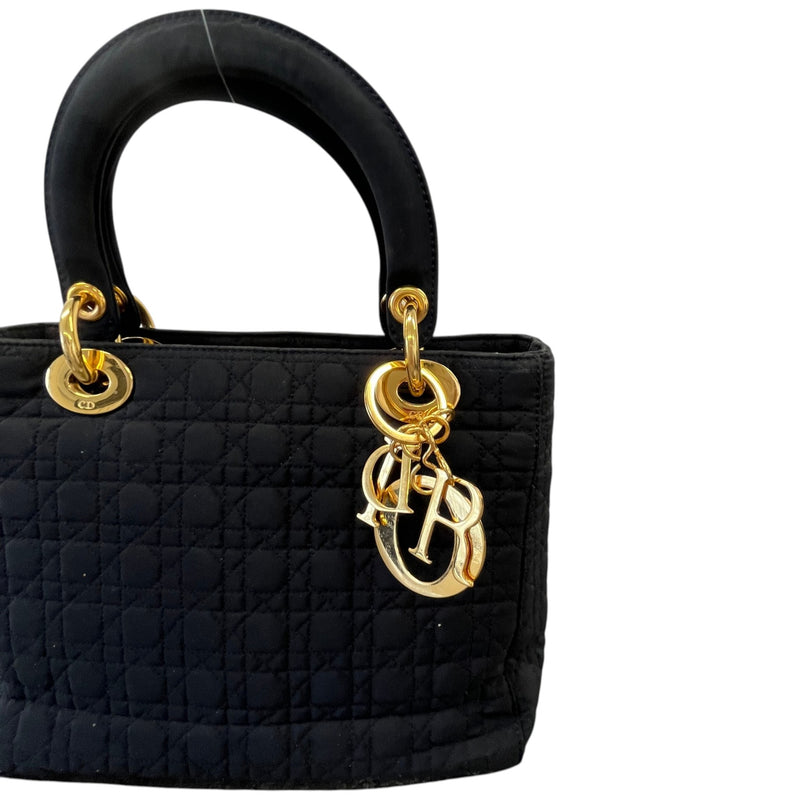 Women's Medium Lady Dior Handbag Black
