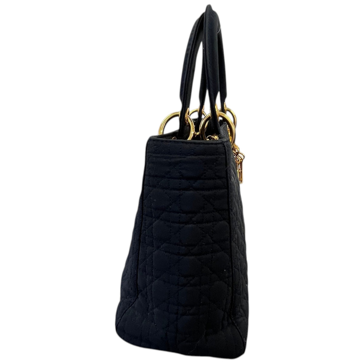 Women's Medium Lady Dior Handbag Black - Photo 7