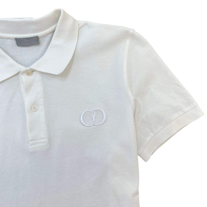 Men's CD Icon Polo Shirt White Size M