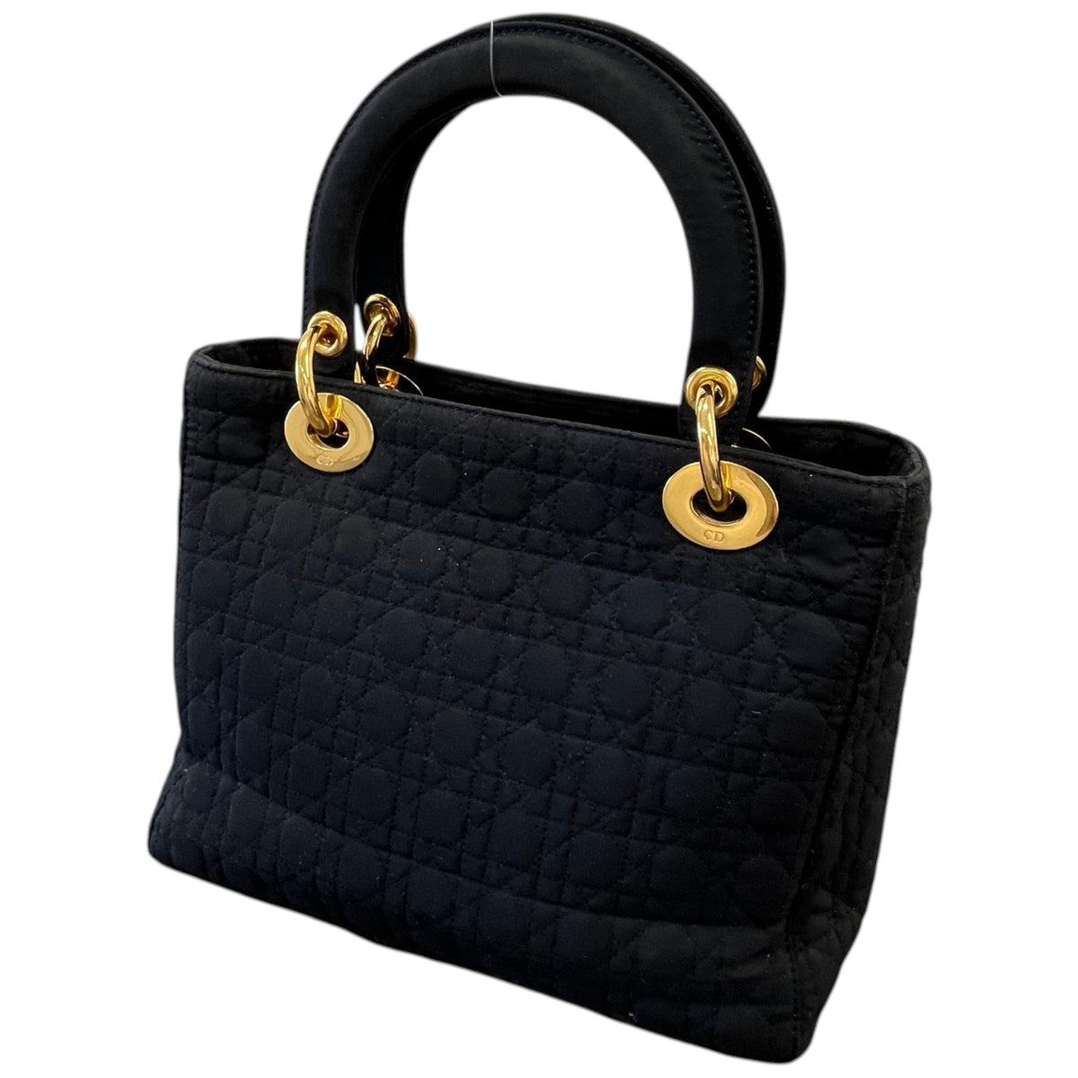 Women's Medium Lady Dior Handbag Black - Photo 8