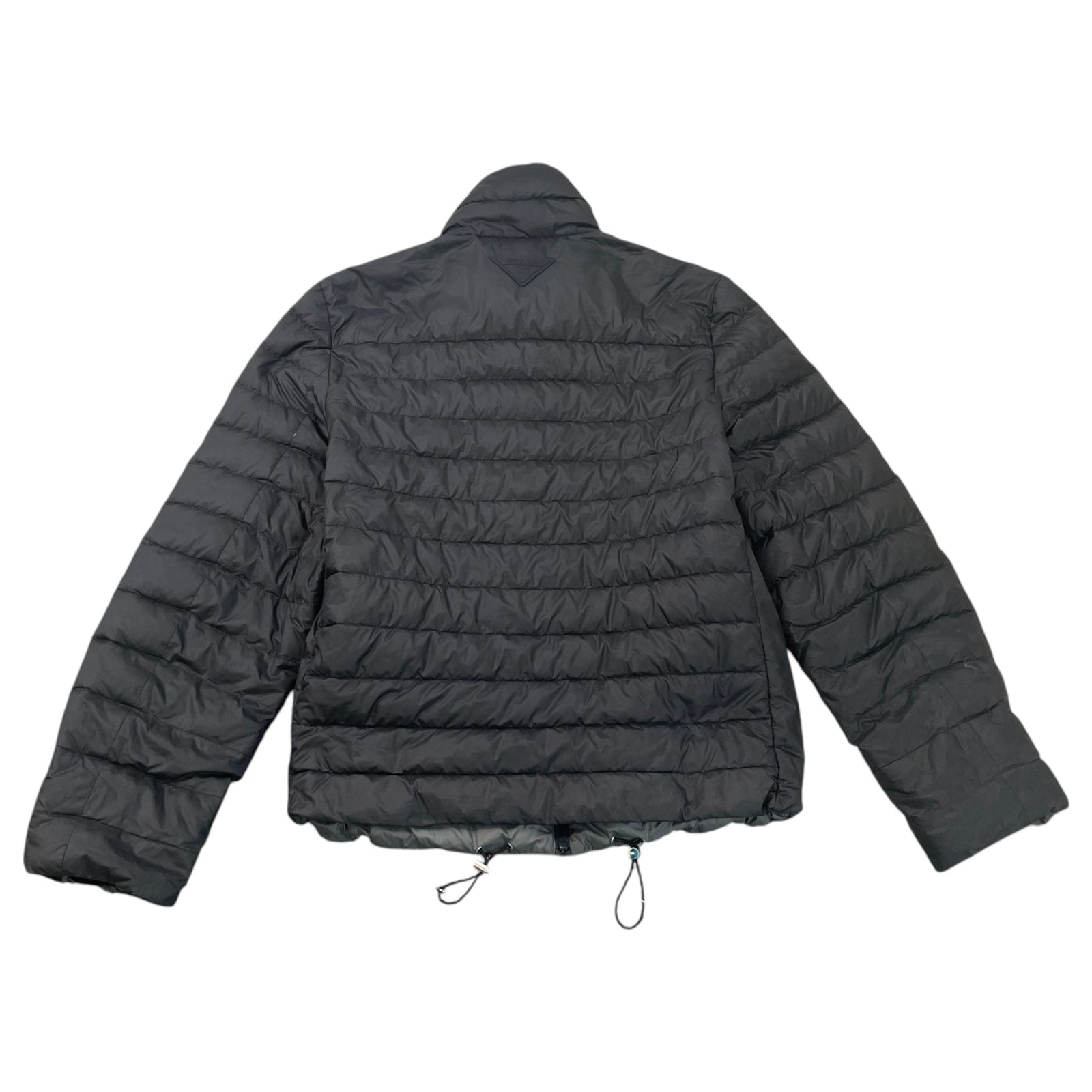 Men's Triangle Logo Nylon Down Jacket Black Size M - Photo 2