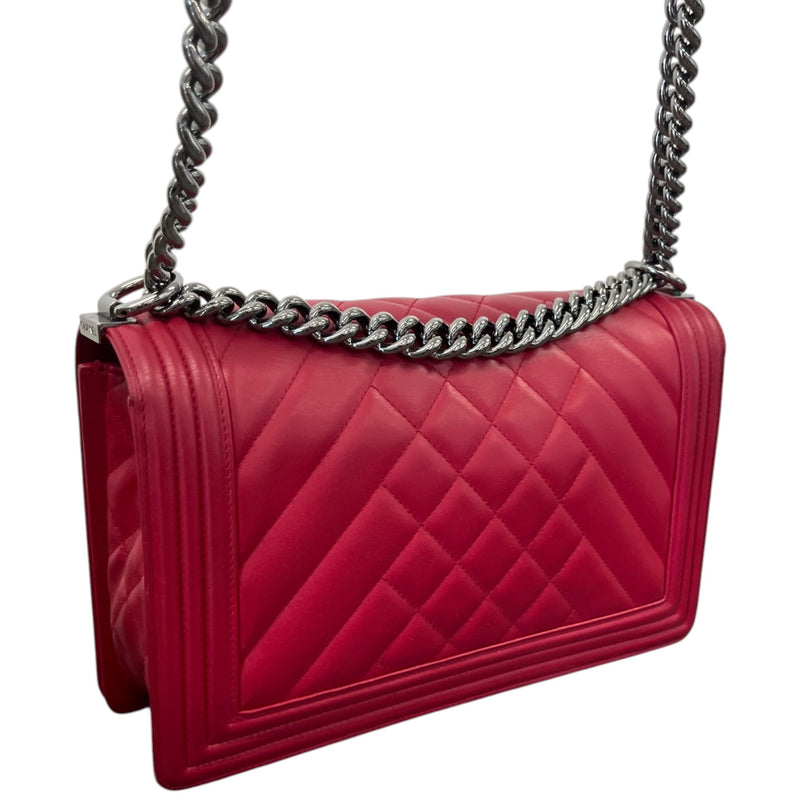 Women's Large Leboy Lambskin Bag Pink