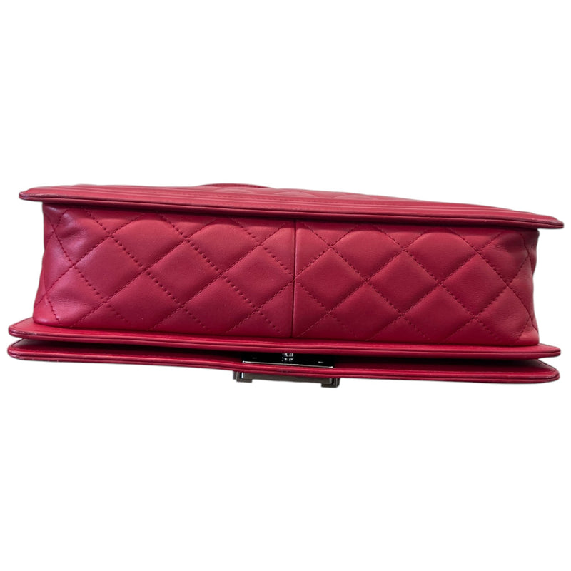 Women's Large Leboy Lambskin Bag Pink