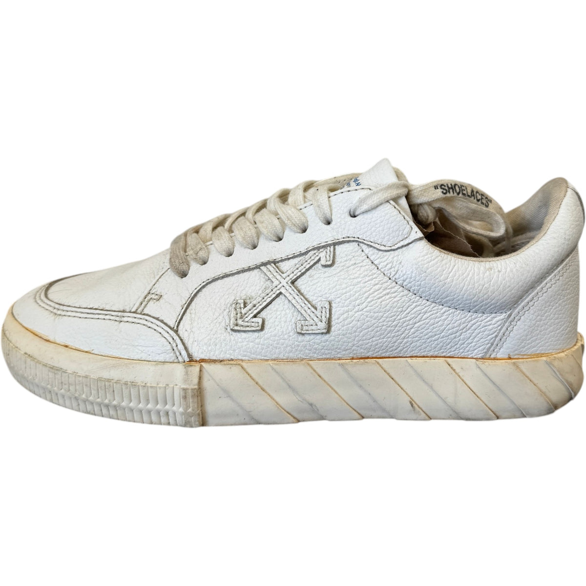 Men's Vulcanized Low Trainers White Size UK 7 / EU 41 - Photo 4