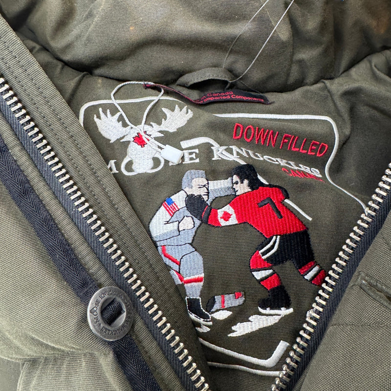 Men's 3Q Jacket Khaki Size XXL