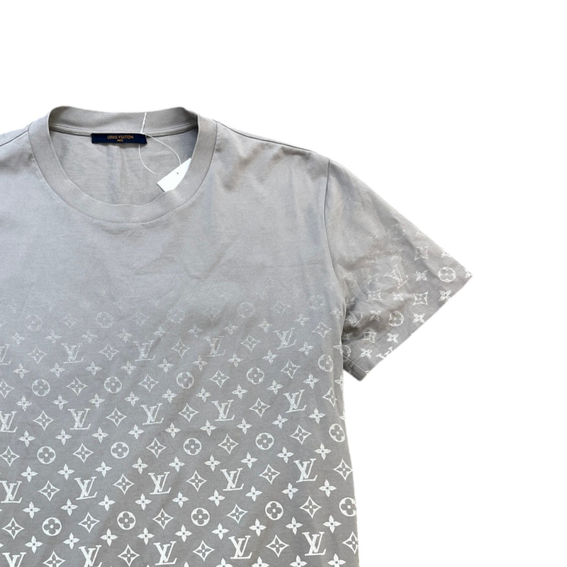 Men's Monogram Gradient T-Shirt Grey Size XL