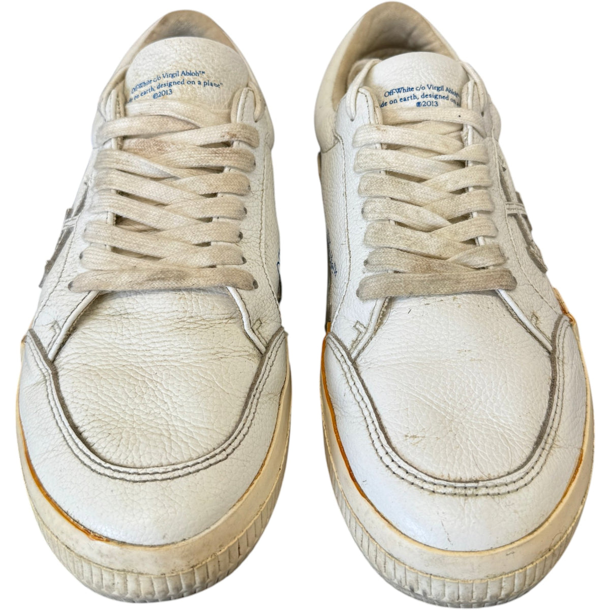 Men's Vulcanized Low Trainers White Size UK 7 / EU 41 - Photo 6