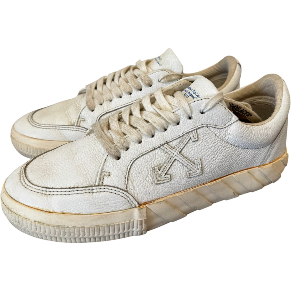 Men's Vulcanized Low Trainers White Size UK 7 / EU 41 - Photo 7