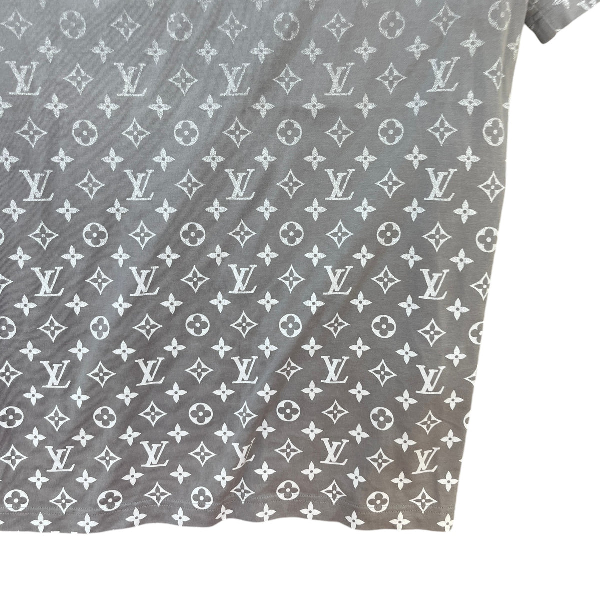 Men's Monogram Gradient T-Shirt Grey Size XL - Photo 6