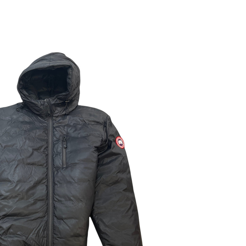 Men's Lodge Hoody Down Jacket Black Size M