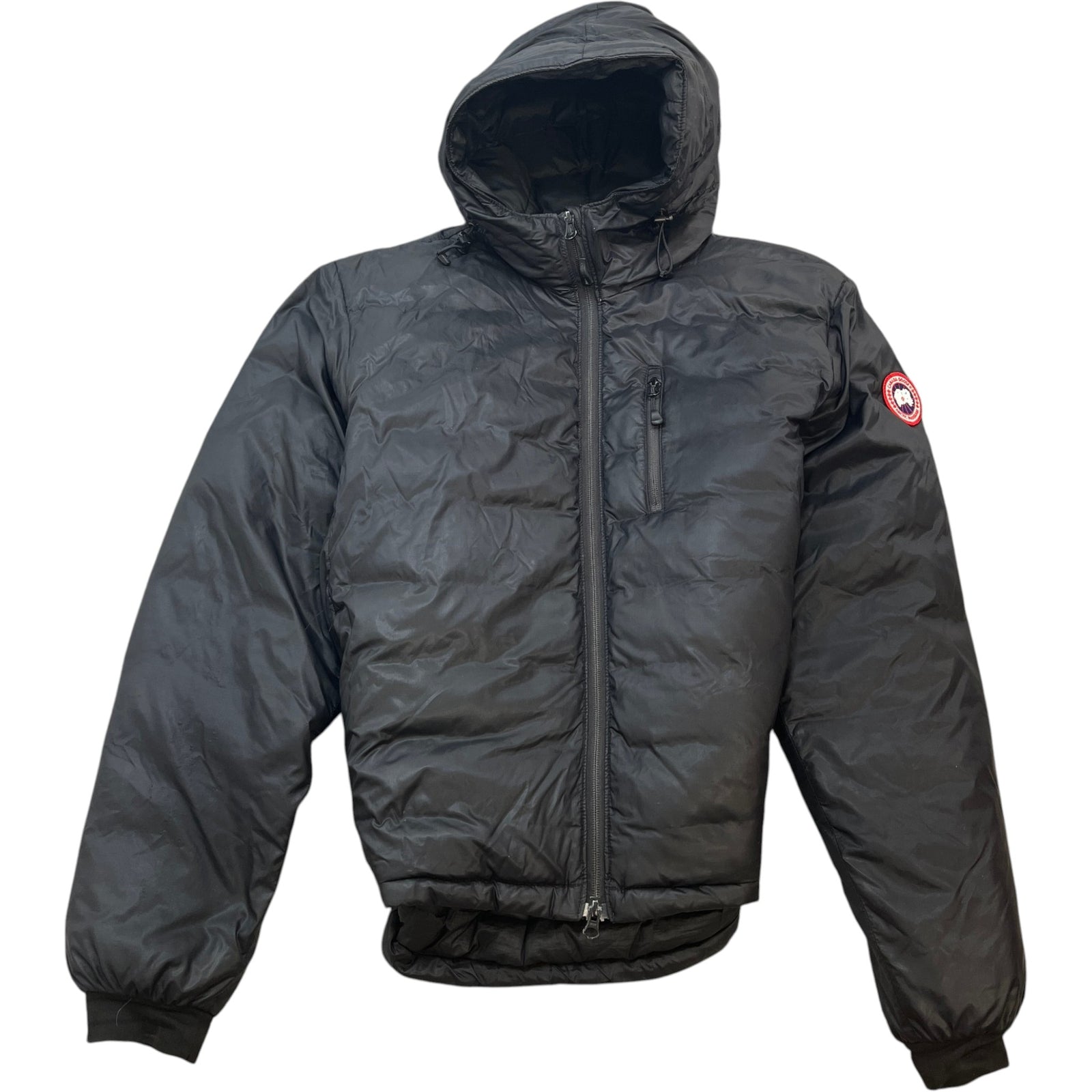 Men's Lodge Hoody Down Jacket Black Size M - Photo 1