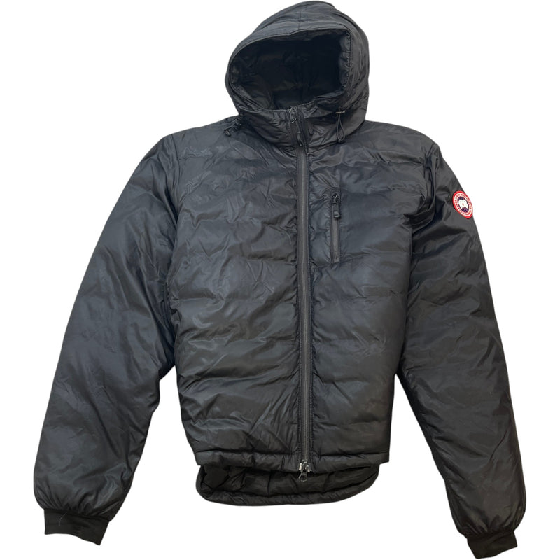 Men's Lodge Hoody Down Jacket Black Size M