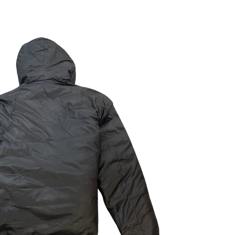 Men's Lodge Hoody Down Jacket Black Size M