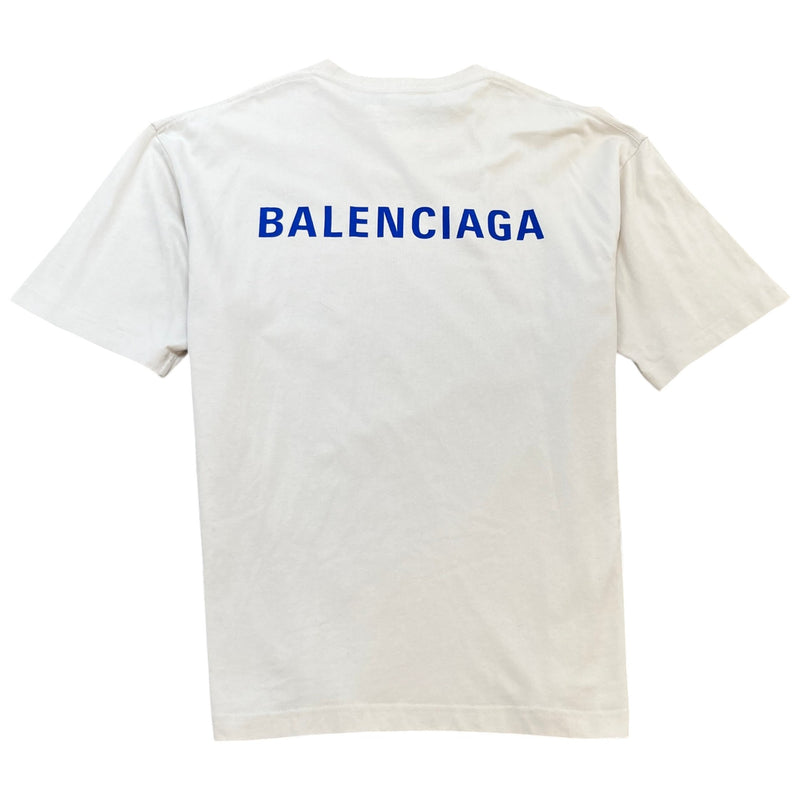 Men's Logo Print T-Shirt Beige Size S