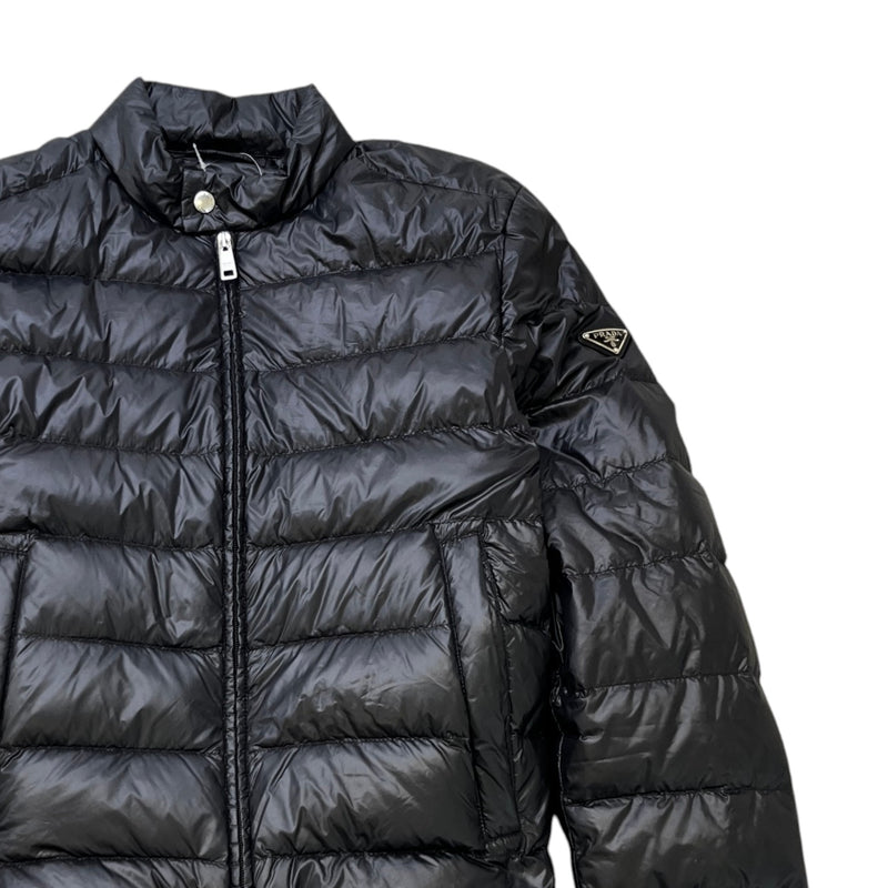 Men's Plaque Logo Down Jacket Black Size IT 46 / S