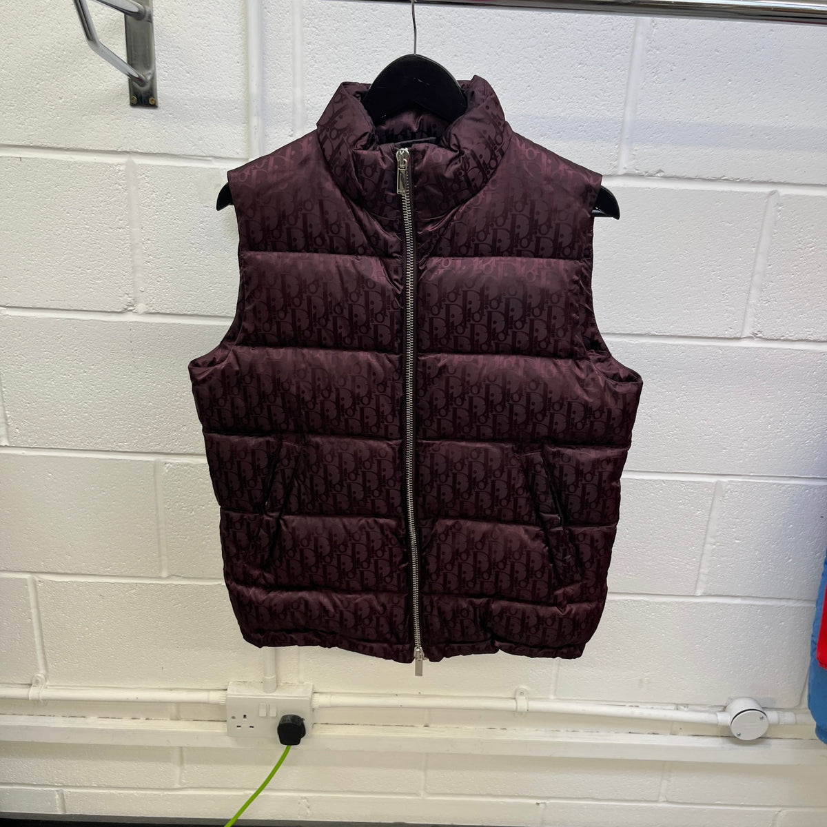 Men's Oblique Gilet Purple Size XS - Photo 9