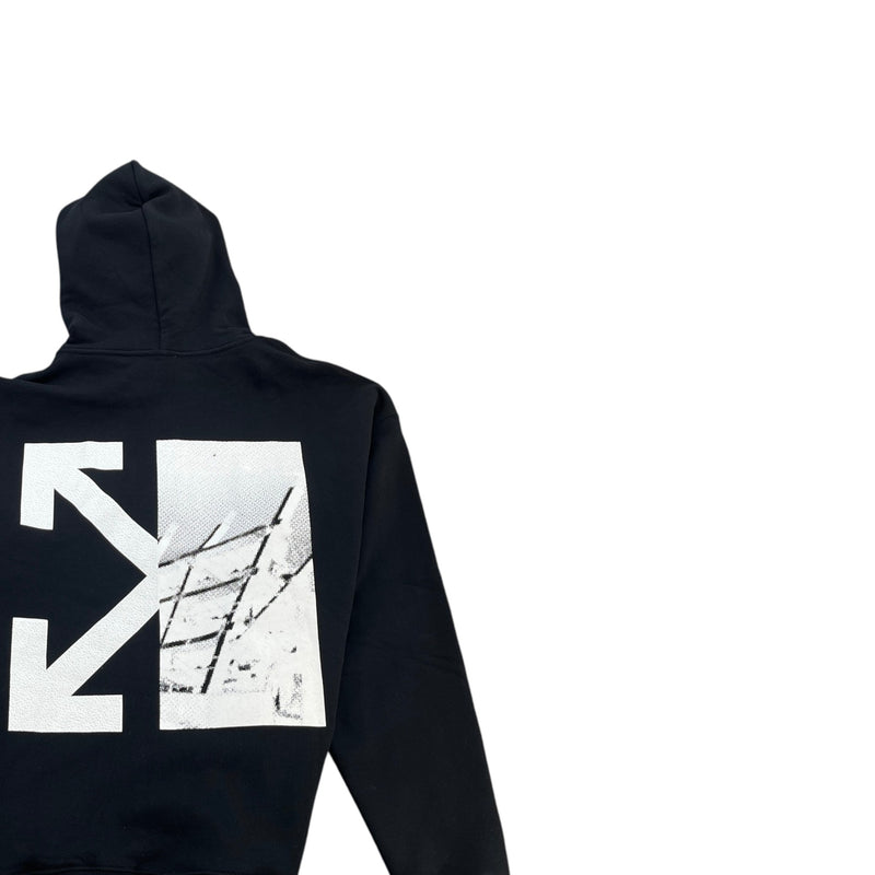 Men's Arrow Logo Hoodie Black Size L