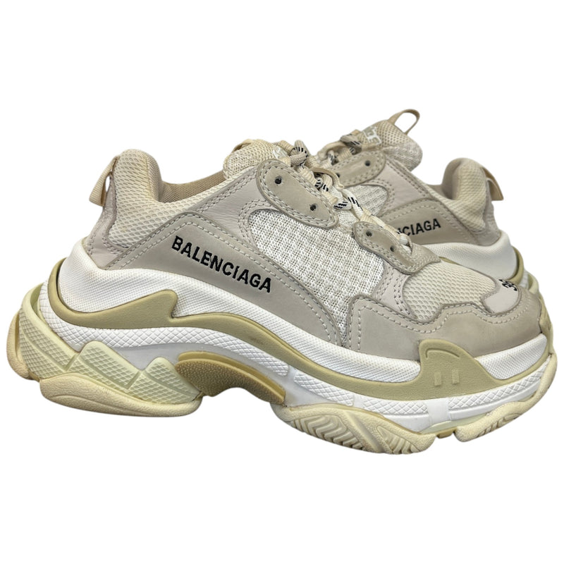 Women's Triple S Low Trainers Cream Size EU 36 / UK 3