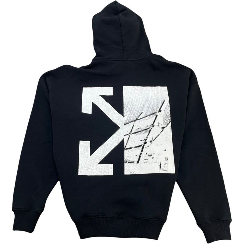 Men's Arrow Logo Hoodie Black Size L