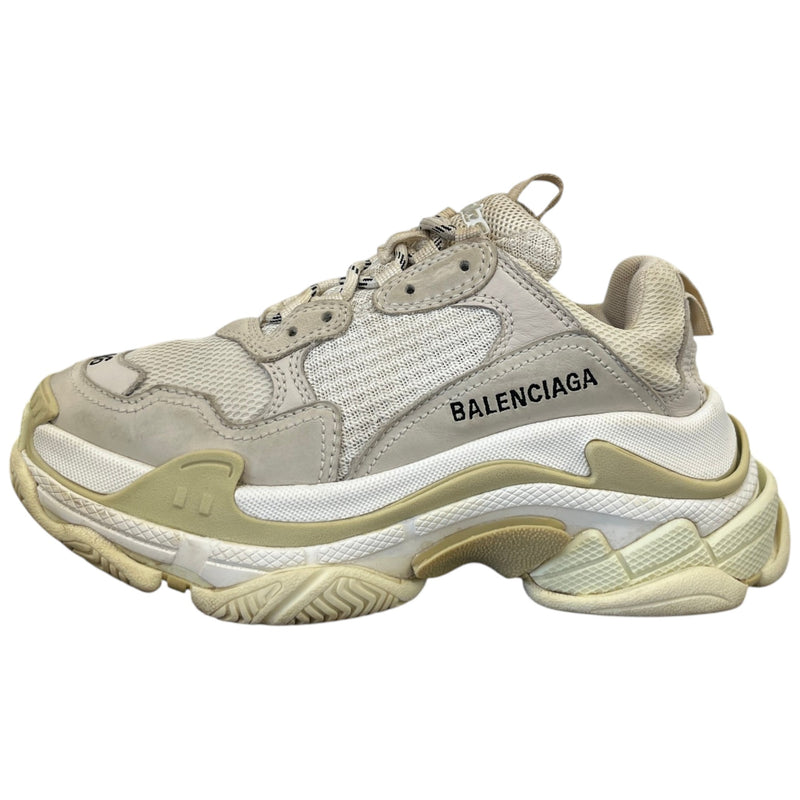 Women's Triple S Low Trainers Cream Size EU 36 / UK 3