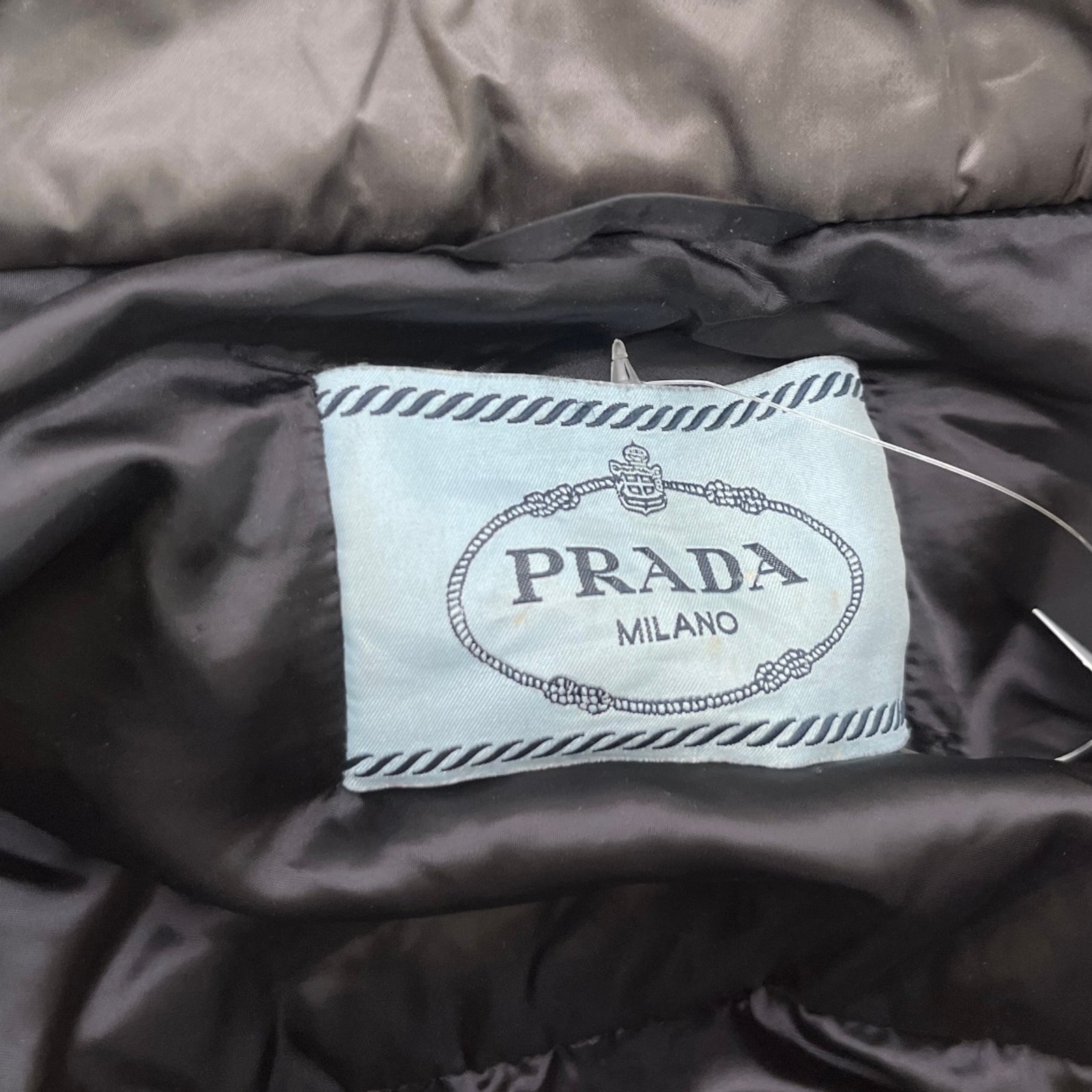 Men's Plaque Logo Down Jacket Black Size IT 48 / M - Photo 7