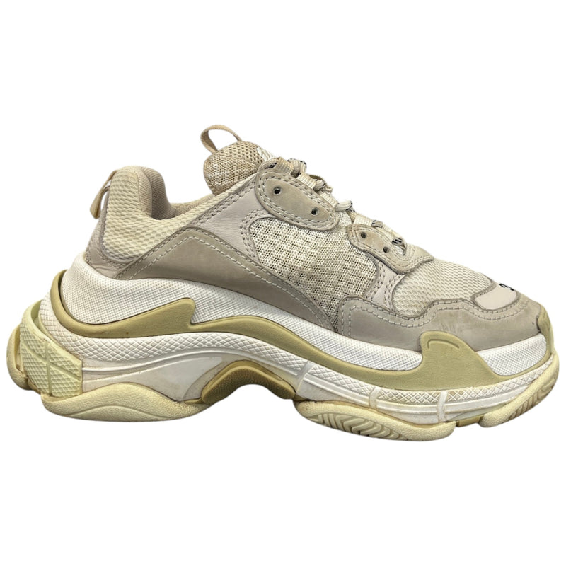 Women's Triple S Low Trainers Cream Size EU 36 / UK 3