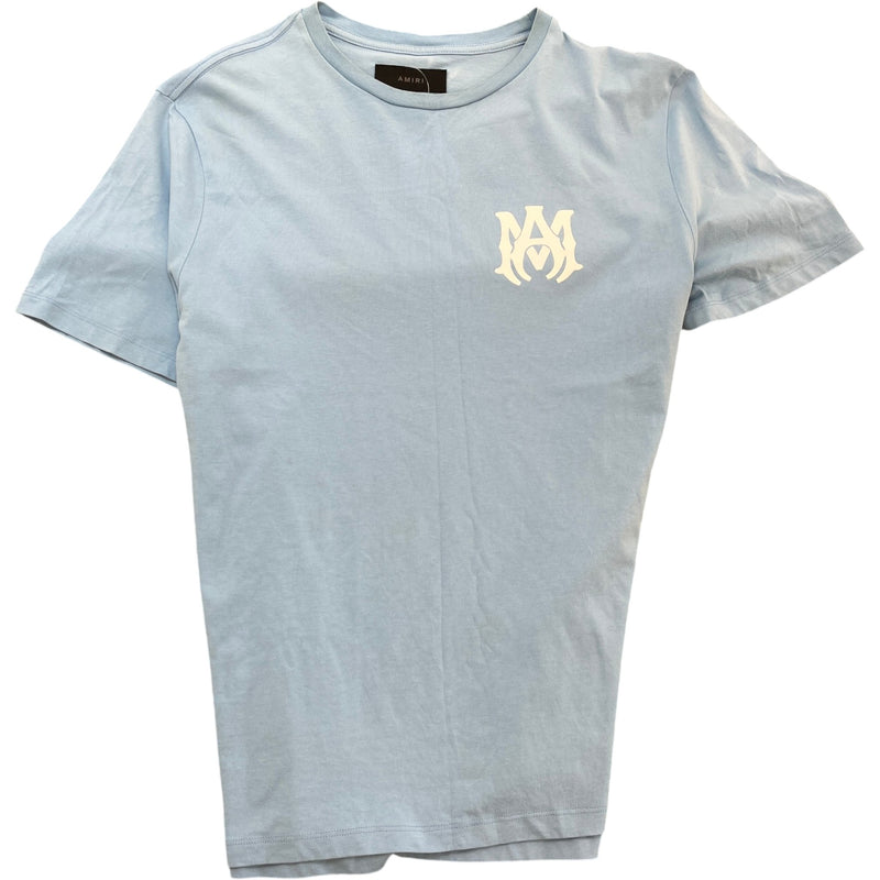 Men's Logo Print T-Shirt Blue Size XL