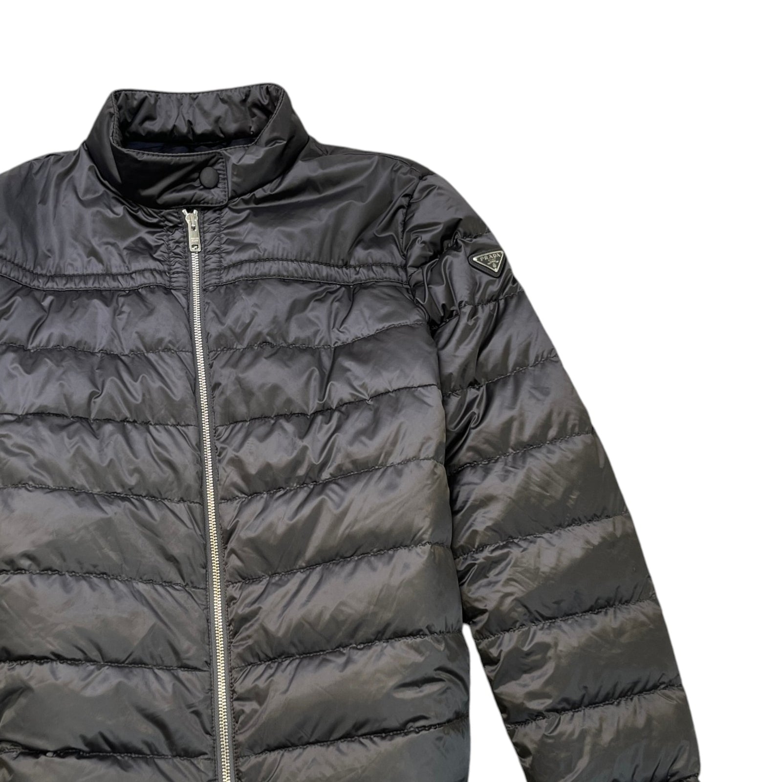 Men's Plaque Logo Down Jacket Black Size IT 48 / M - Photo 3